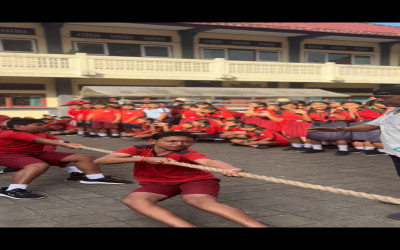 Lomba-lomba dalam Rangka Perayaan HUT SMP Negeri 1 Petang ke-45