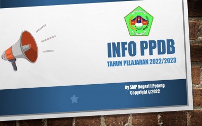 Penerimaan Peserta Didik Baru (PPDB) Online Tahun Pelajaran 2022/2023